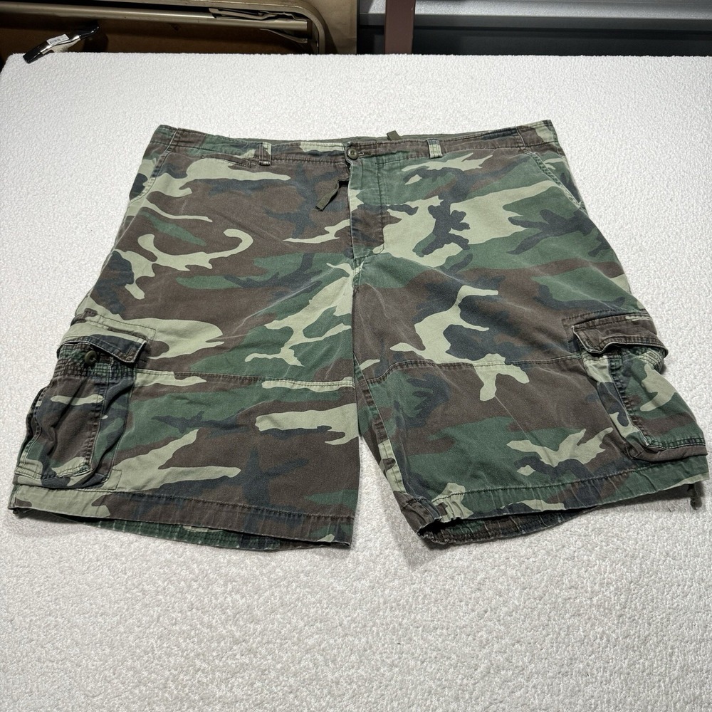 Rothco Men's Infantry Utility Shorts Camo Cargo Military Tactical Rugged Sz 4XL
